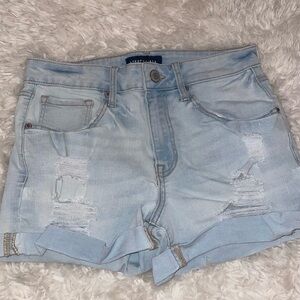 Aeropostale light blue jean shorts